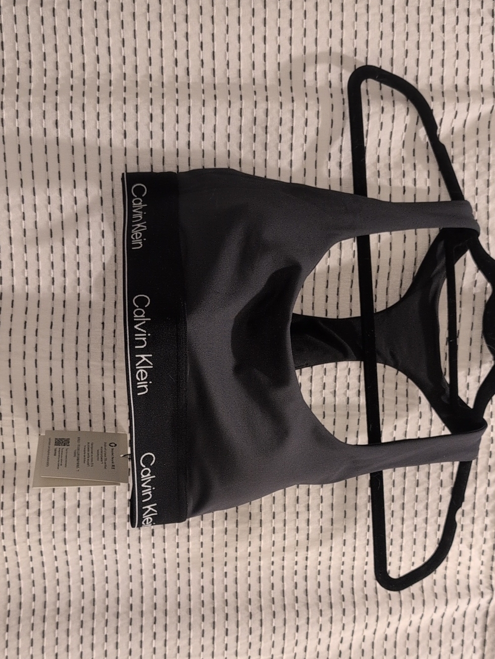 Calvin Klein Dark Gray Seamless Sports Bra